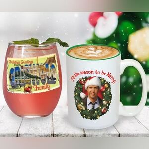 Christmas Vacation Rise & Shine Glass Set